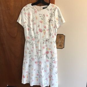Ralph Lauren floral gingham midi dress size 6